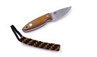 Brisa Scara 60 Fixed Knife 2.4 RWL-34 Steel Blade Mustard Yute Micarta 23305