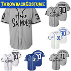 Customize The Sandlot Movie Baseball Jerseys Benny Rodriguez Yeah-Yeah Stitched