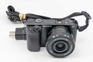 Sony Alpha a6000 24.3MP Mirrorless Camera  with 16-50mm Lens *Shutter 1,420*