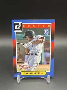 MOOKIE BETTS 2014 Donruss The Rookies Baseball Rookie Card # 50 - LA DODGERS