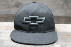 Chevrolet Chevy Snap Back Hat Cap Casual Adult Black OSFA Truck Embroidered