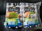 Meow Cat Toys with Catnip LOT of 4 NEW w Tags FREE SHIPPING Fish Taco & Truck