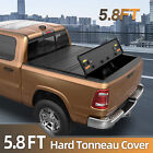 4-Fold 5.7FT / 5.8FT Hard Truck Bed Tonneau Cover For 2009-2024 Dodge Ram 1500