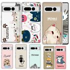 Cartoon Cover Personalised Slim Case Phone For Google Pixel 8 Pro 7A 6A 5 5G 4A
