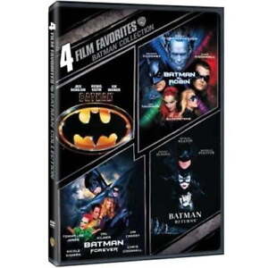 Warner Brothers 4 Film Favorites: Batman Dvd+dc Qf Ws Ex (DVD)New