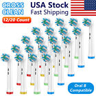 12/20 Pcs Electric Toothbrush heads Refill Cross Clean Fit for Oral B Braun Pro