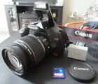 New ListingCanon EOS Rebel xsi Digital Camera 18-55 mm Lens Battery Card no charger works