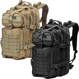 45L Military Tactical Backpack Large Army Men 3 Day Assault Pack Molle Rucksack
