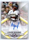 2023 Bowman Sterling Liover Peguero RC /125 Wave Refractor Auto Rookie Pirates