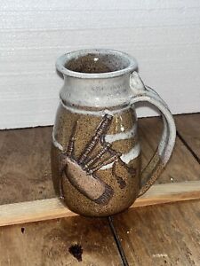 New ListingELFSTONE Pottery Vintage Hand Thrown Coffee Mug Tea Cup 7” X 5.5”