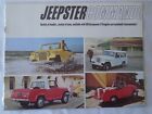 Jeepster Commando range brochure c1966 USA market