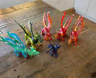 Lot Of 5 Dragon Figures Toys Multi-Colored Posable Kid Fantasy Galaxy Detailed