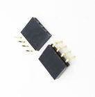 20PCS 1x4Pin Header Right Angle Female Single Row Socket Connector 2.54mm Pitch