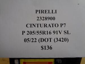 2 PIRELLI CINTURATO P7 P 205 55 16 91V SL ALL SEASON TIRES 2328900 CQ1 (Fits: 205/55R16)