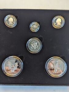 2021-S Limited Edition SILVER Proof 6 piece set AMERICAN EAGLE COLLECTION