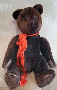 USSR Antique children's soft toy bear vintage