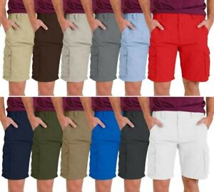 Men's Summer Cargo Shorts Regular-Fit Relaxed Designed Premium Cotton Half Pant