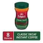 Folgers Classic Decaf Instant Coffee, 8-Ounce Jar,Free And Fast Shipping