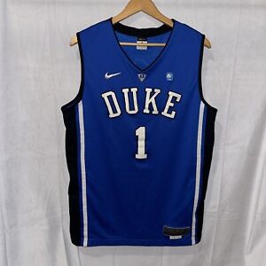 Duke Blue Devils 2010-11  #1 Nike Elite Basketball Jersey Size Large Length+2