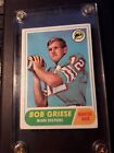 1968 Topps BOB GRIESE Miami Dolphins #196 Rc