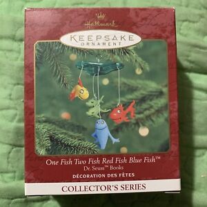 2000 One Fish Two Fish Red Fish Blue Fish Ornament