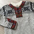 DALE OF NORWAY Fair Isle Snowflake Wool Knit Sweater Size S / 40