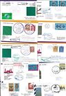 UAE ABU DHABI 1970 80 SPECIALIZED COLLECTION OF 20 FIRST FLIGHT COVERS FROM ABU