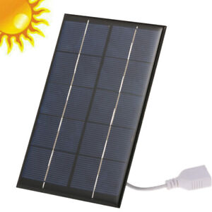 Portable USB Solar Power Bank Solar Panel Phone Charger Outdoor for Camping E8R6