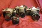 LOT OF CAMERAS PENTAX K1000 WITH LENSES