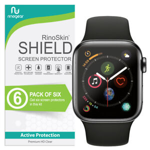 (6-Pack) Apple Watch 44mm Screen Protector RinoGear