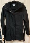 COLUMBIA TAKE TO THE STREETS TRENCH COAT RAIN JACKET WOMENS SIZE S BLACK