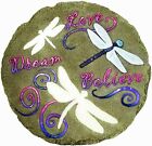 New Spoontiques Stepping Stone Plaque Wall Decor DRAGONFLIES Glow in Dark gift