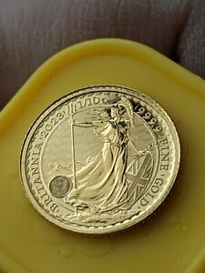 2023 GREAT BRITAIN GOLD Britannia £10 King Charles 1/10 oz - BU