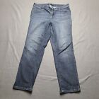 Simply Vera Straight Jeans Size 10P Blue Dark Wash
