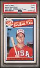 Mark McGwire 1985 Topps #401 PSA 9 Mint Rookie 1984 USA Baseball