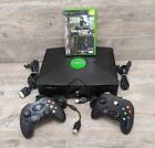Microsoft Original Xbox Console With 2 Controllers & Splinter Cell Game (Tested)