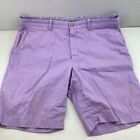Bobby Jones Golf Shorts Mens 38 x 10 Inseam Purple Flat Front Casual Comfort
