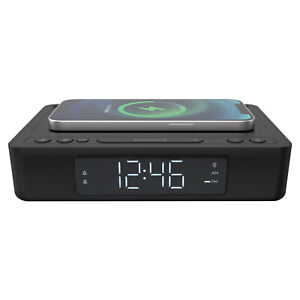 Lumoday Digital Alarm Clock Wireless Qi, Dual Alarm ~JOB LOT~ Pallet, 640 Pieces