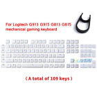 Replacement G915 TKL key caps White for Logitech G815 G915 G813 G913 Keyboard
