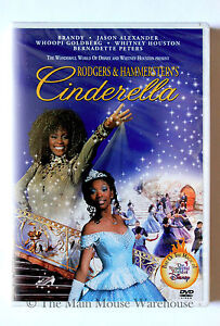 Disney Live Action Cinderella Movie DVD Brandy Whitney Houston Whoopi Goldberg