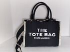 MARC JACOBS Handbag Tote Black Canvas Tote Small EXCELLENT USED CONDITION