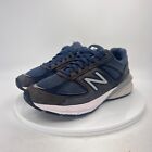 New Balance 990 V5 Women Size 6.5 M990NV5 Navy Silver Grey Suede Running Shoes