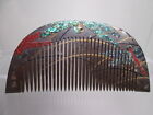 Japan Antique Traditional Comb Kushi Kanzashi Lacquer hair accessory Maki-e #315