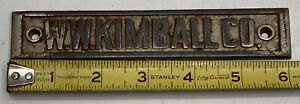 VINTAGE W.W. KIMBALL CO. EMBLEM PIANO & ORGANS CO. Late 1800s