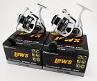 New Listing*LOT OF 2* LEW'S CUSTOM SPEED SPIN CS400 6.2:1 GEAR RATIO SPINNING REEL