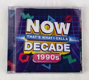 NOW That's What I Call A Decade 1990s by Various Artists Audio CD Like New