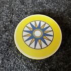 New Listing1 Vintage Clay  Chips Paranoid-Inlaid Embossed pin wheel -las vegas-rare sq edge