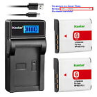 Kastar Battery and LCD Slim USB Charger for Sony NP-BG1 FG1 Type G CyberShot DSC