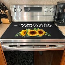 Glass Cooktop Protector - Stove Top Covers for Electric Stove, Yellow Kitchen...