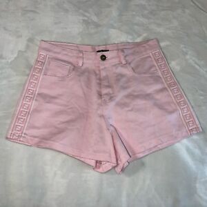 FENDI Roma Women's Light Pink FF Logo 5 Pocket Shorts